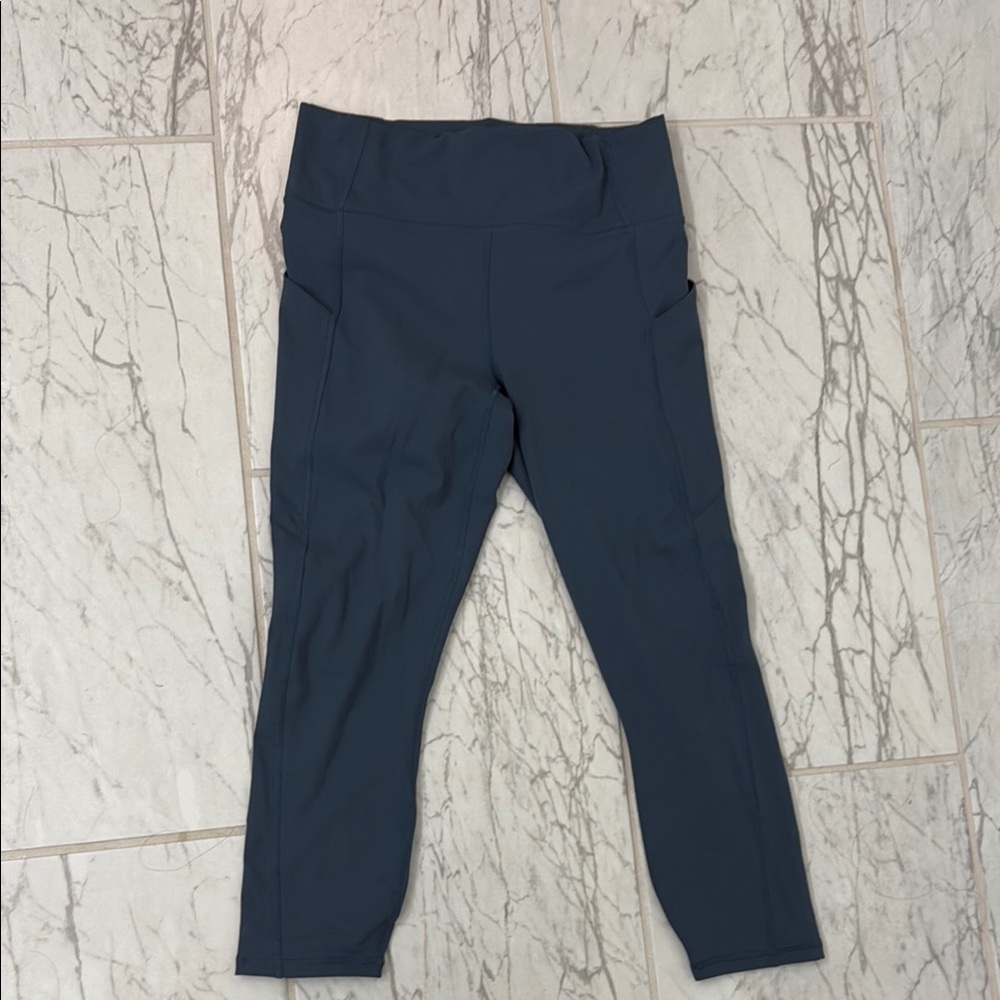 Fabletics PureLuxe blue Leggings 3/4